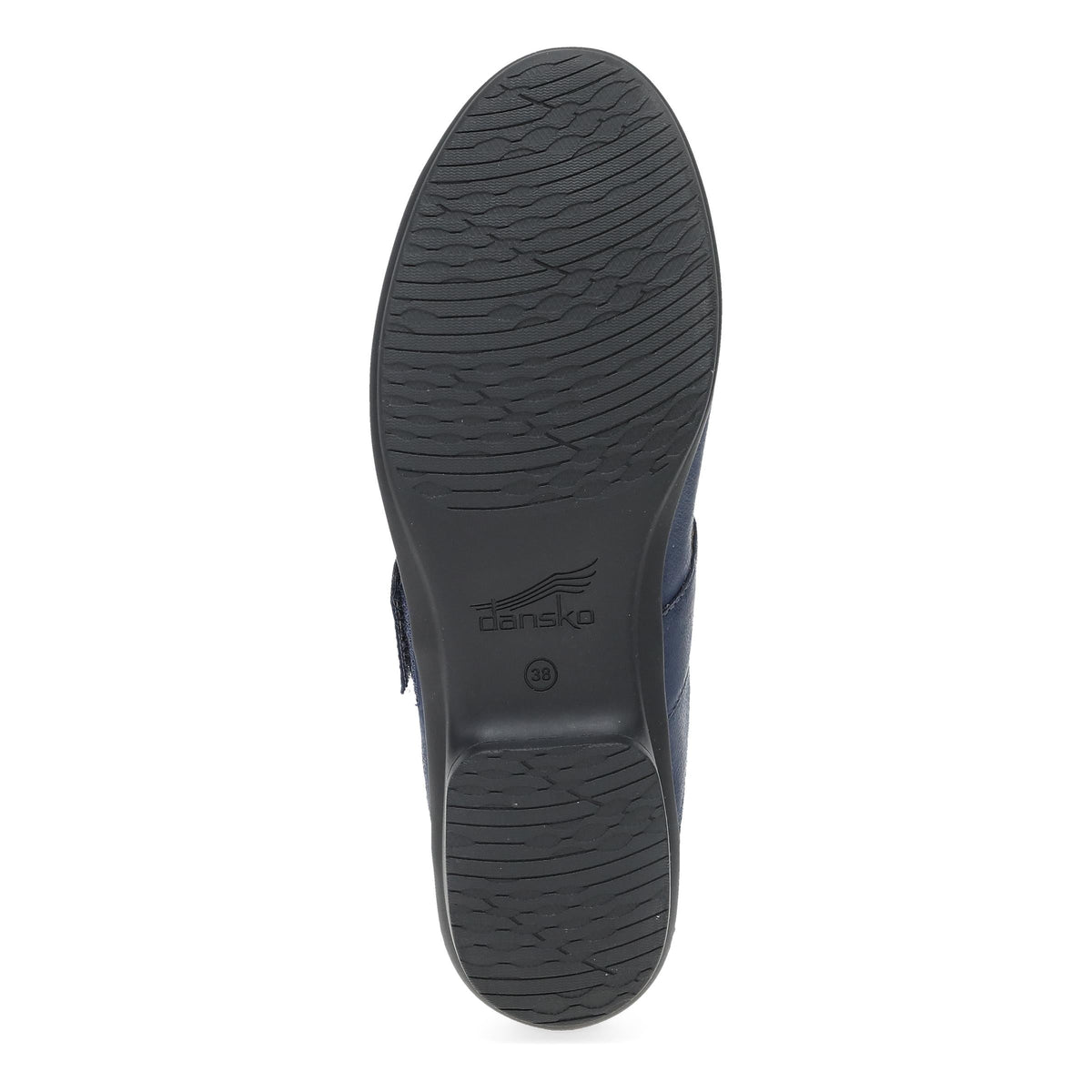 Bottom image of Collette Navy Burnished Nubuck