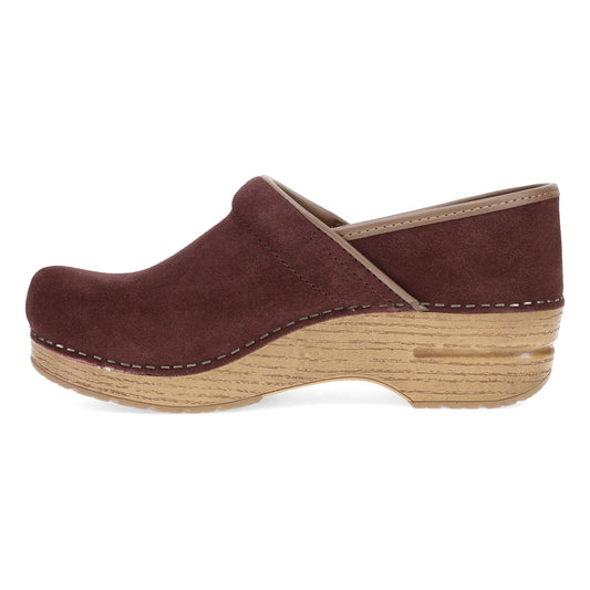 Side image of Professional Clog Mulberry Suede