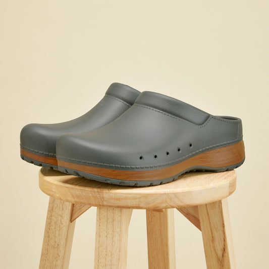 Kane Mens Grey Mule