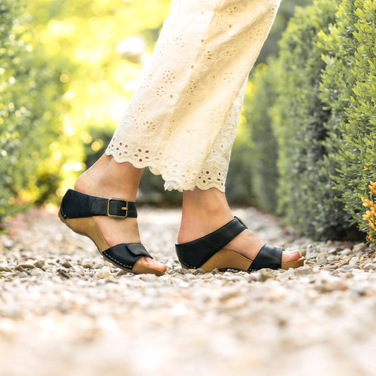Tanya Black Milled Burnished