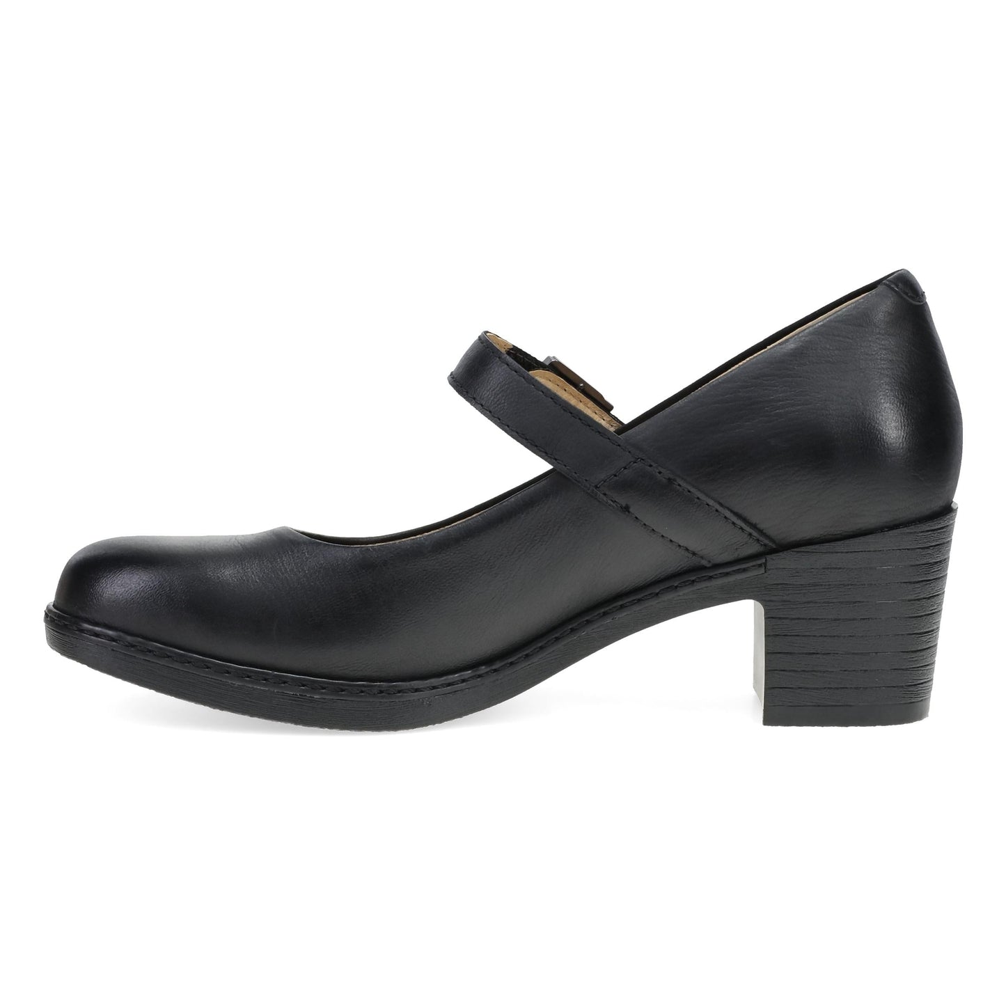 Side image of Marybeth Black Leather