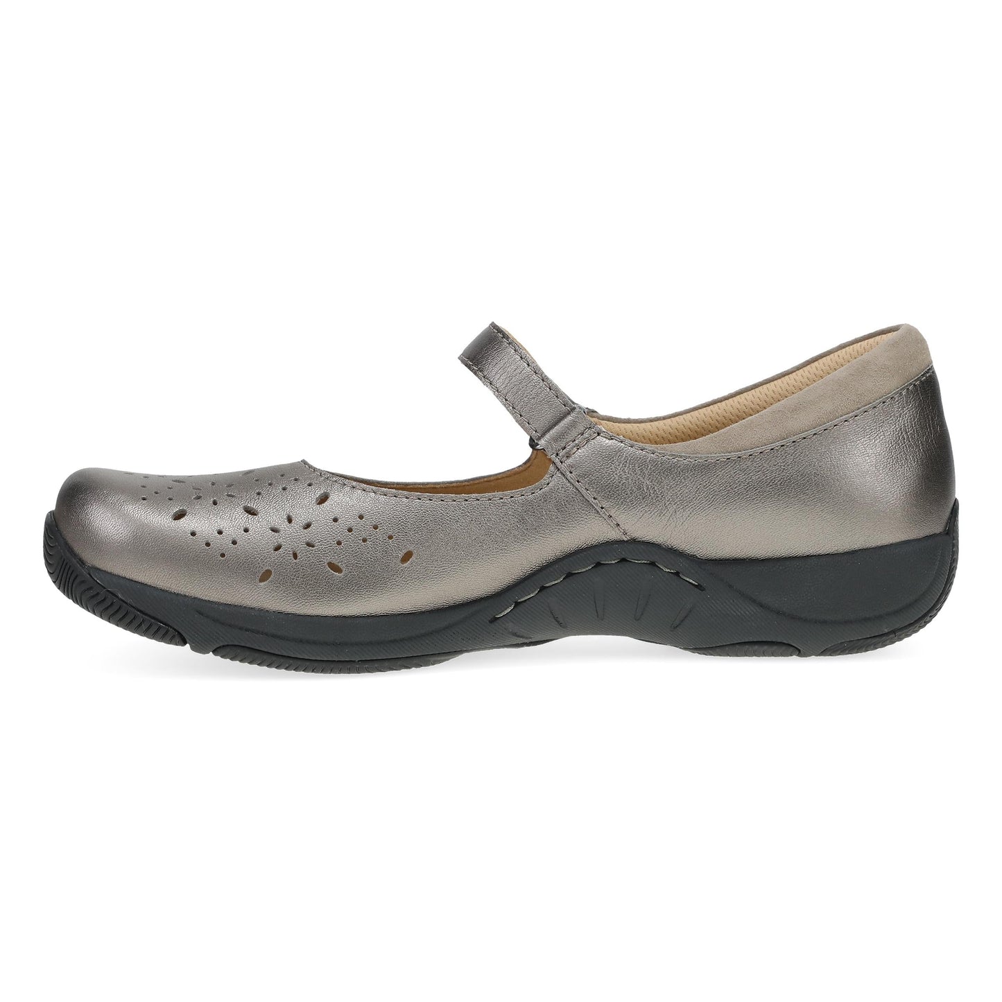Side image of Stacy Pewter Metallic