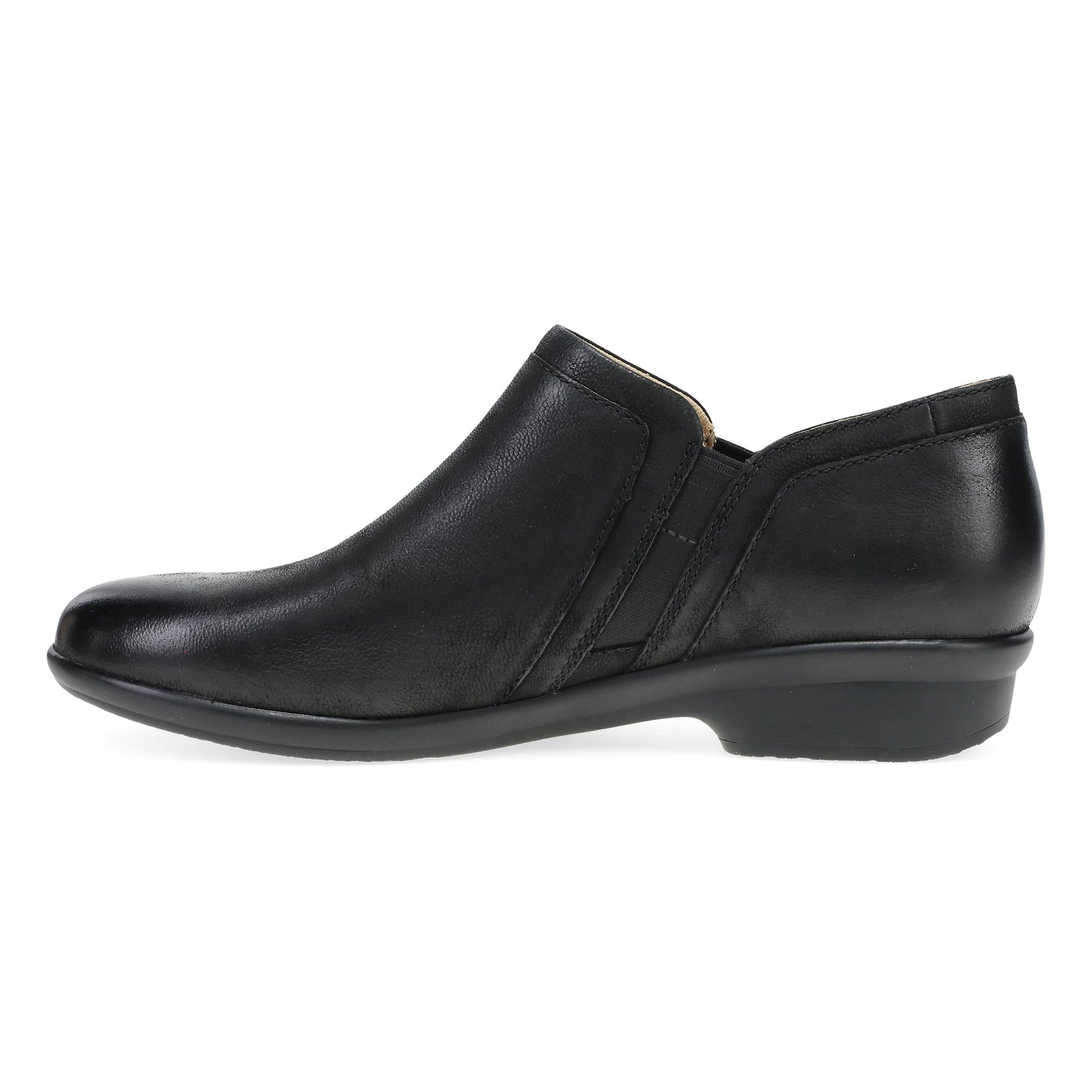 Side image of Cheryl Black Burnished Nubuck