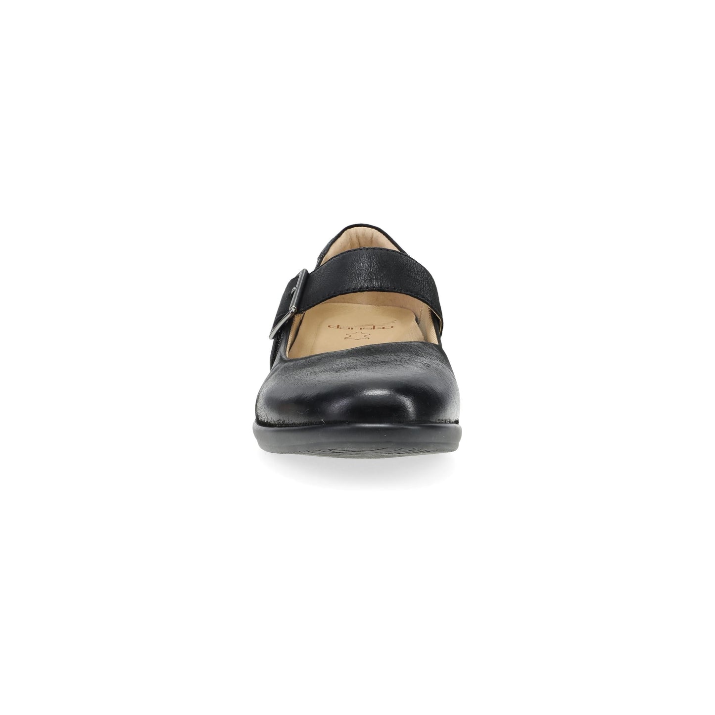 Toe image of Collette Wide Black Burnished Nubuck