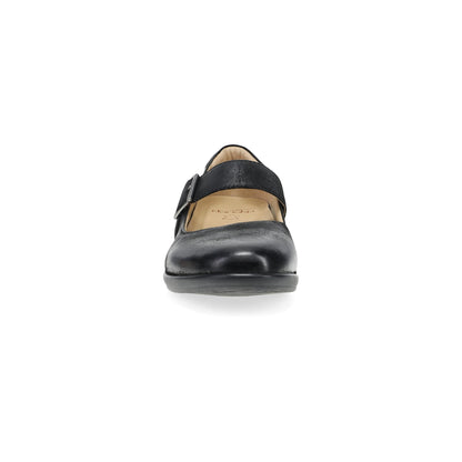 Toe image of Collette Wide Black Burnished Nubuck