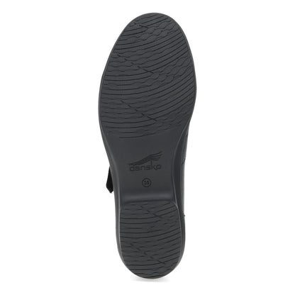 Bottom image of Chelsie Wide Black Leather