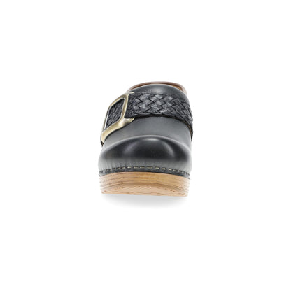 Toe image of Pro Braided Clog Black Leather