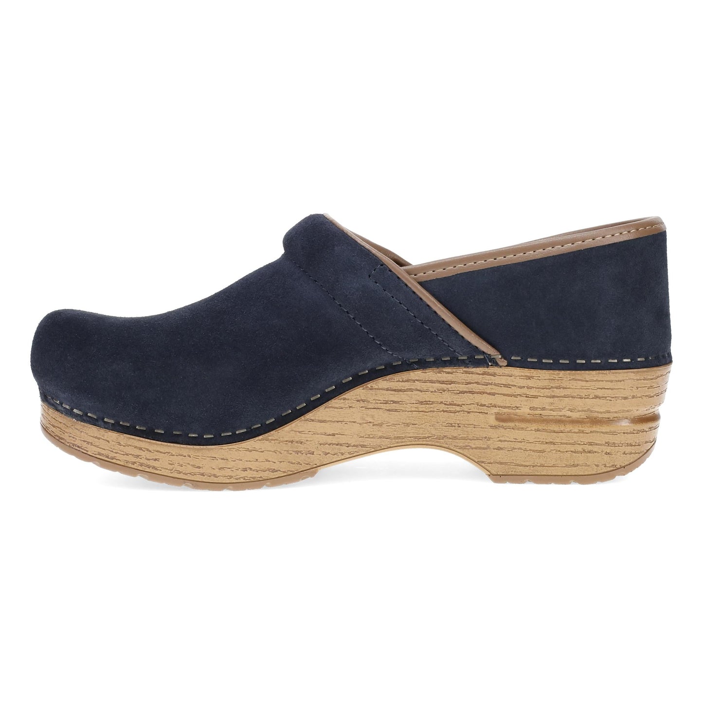 Side image of Professional Clog Navy Suede