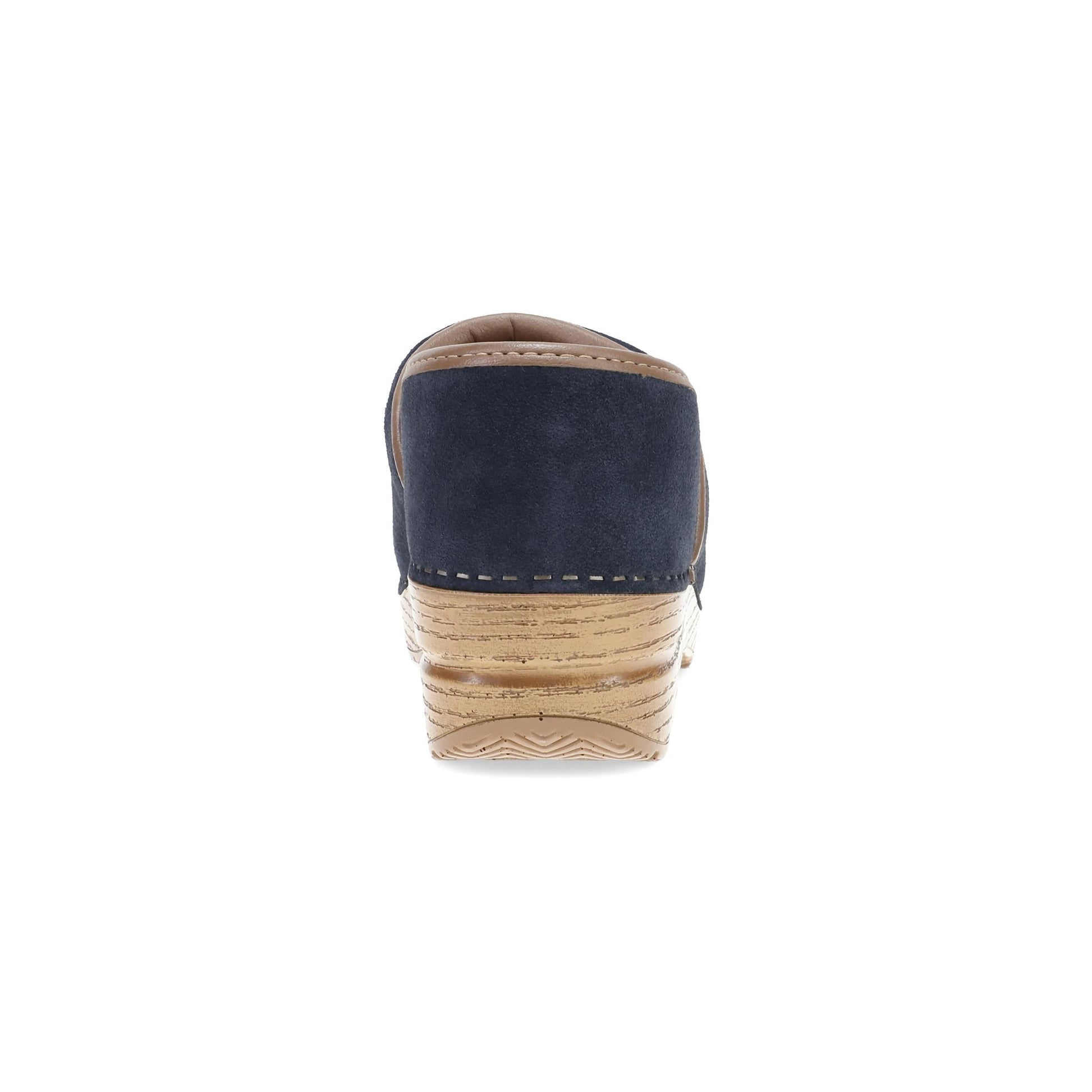 Heel image of Professional Clog Navy Suede