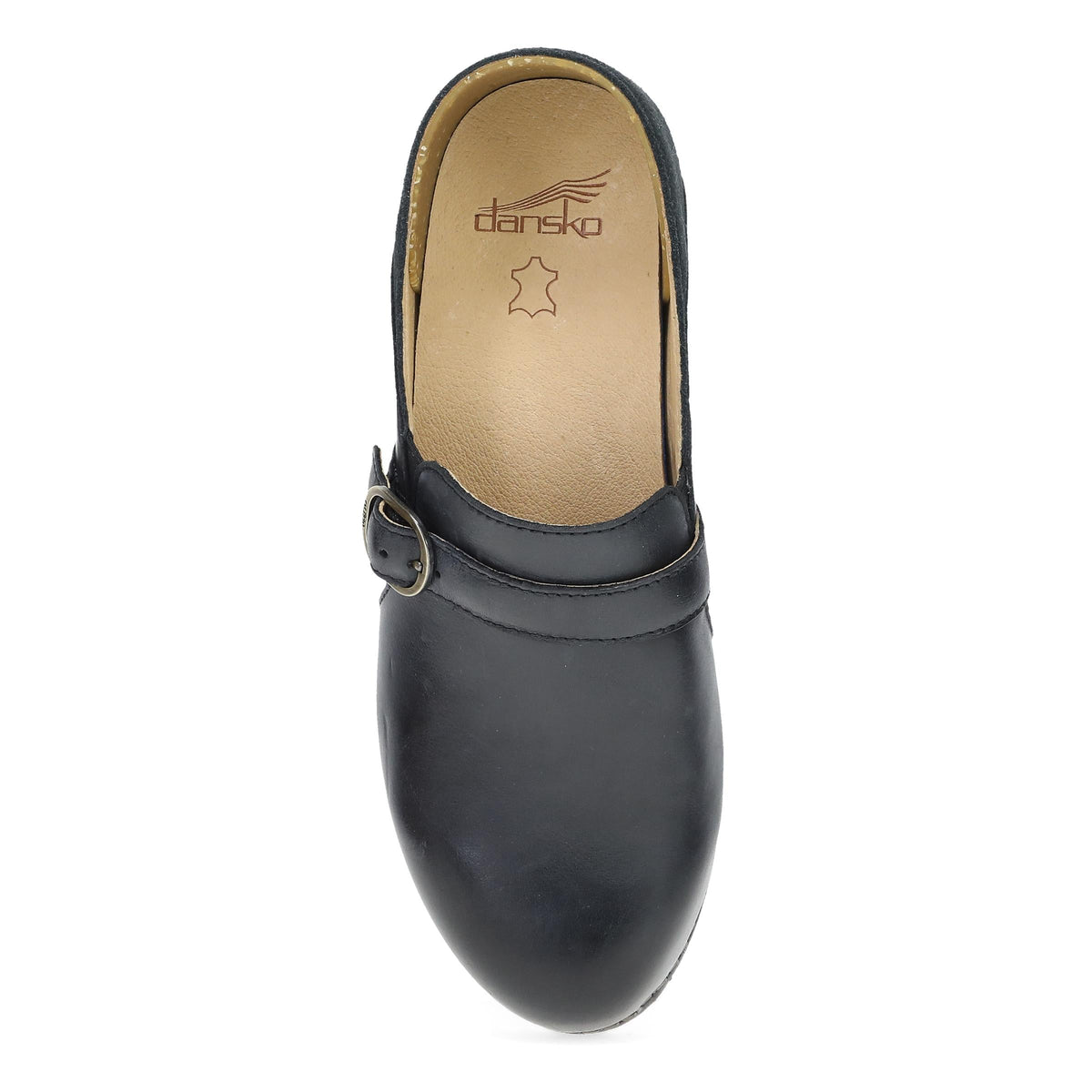 Top image of Margaret Black Burnished Calf