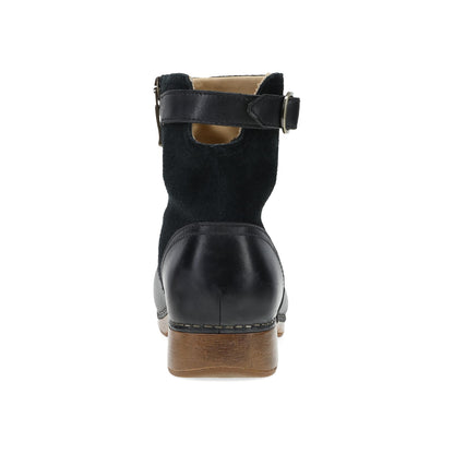 Heel image of Monique Black Burnished Calf