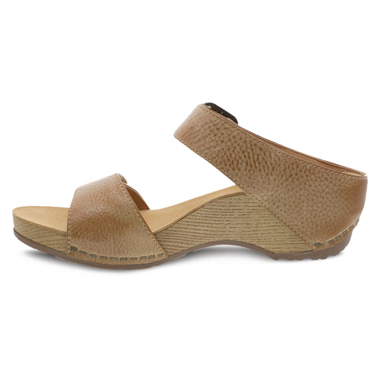 Side image of Tanya Tan Milled Burnished