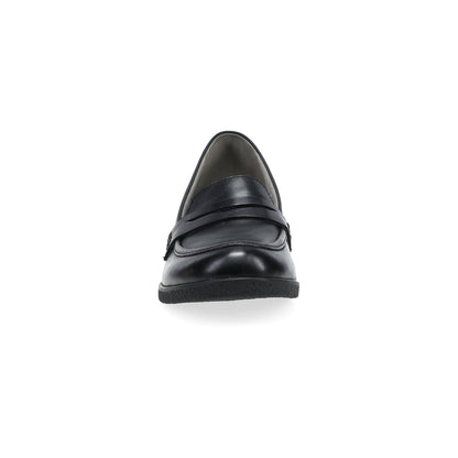 Toe image of Danica Wide Black Waterproof Burnished