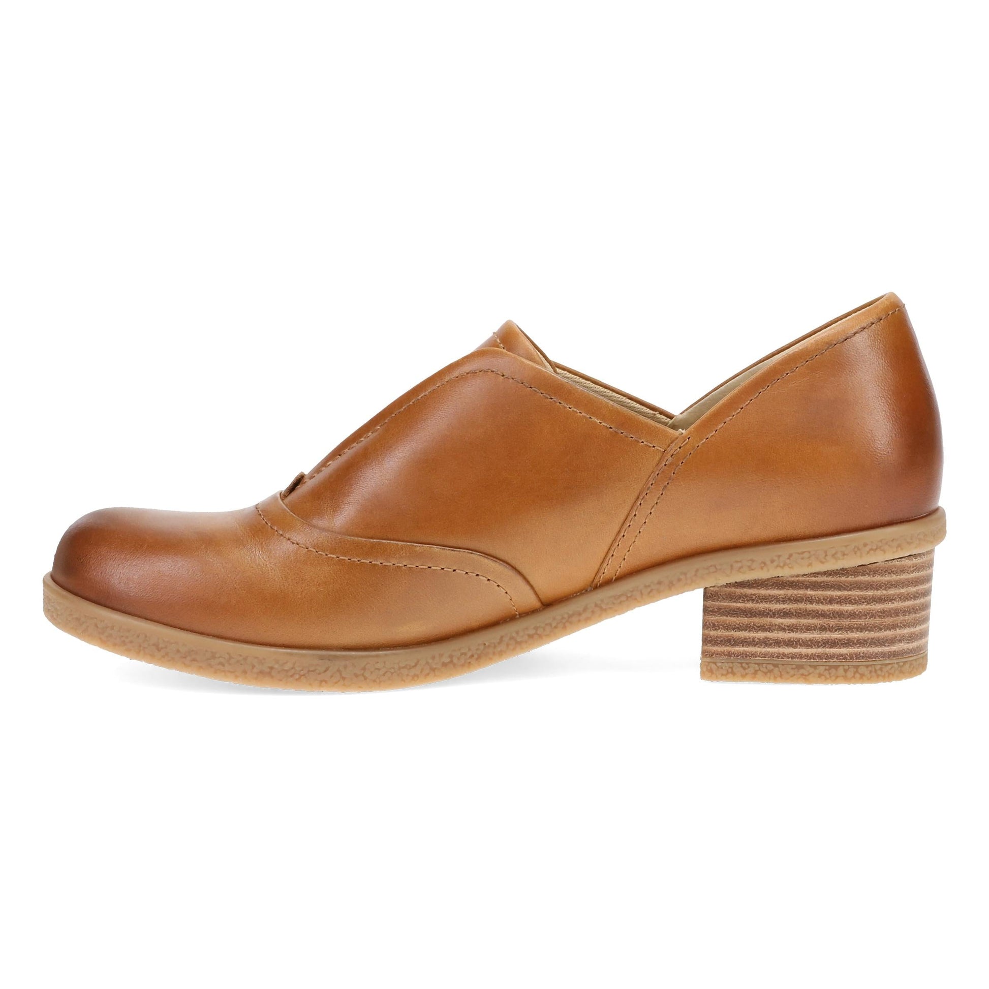 Side image of Dru Tan Leather
