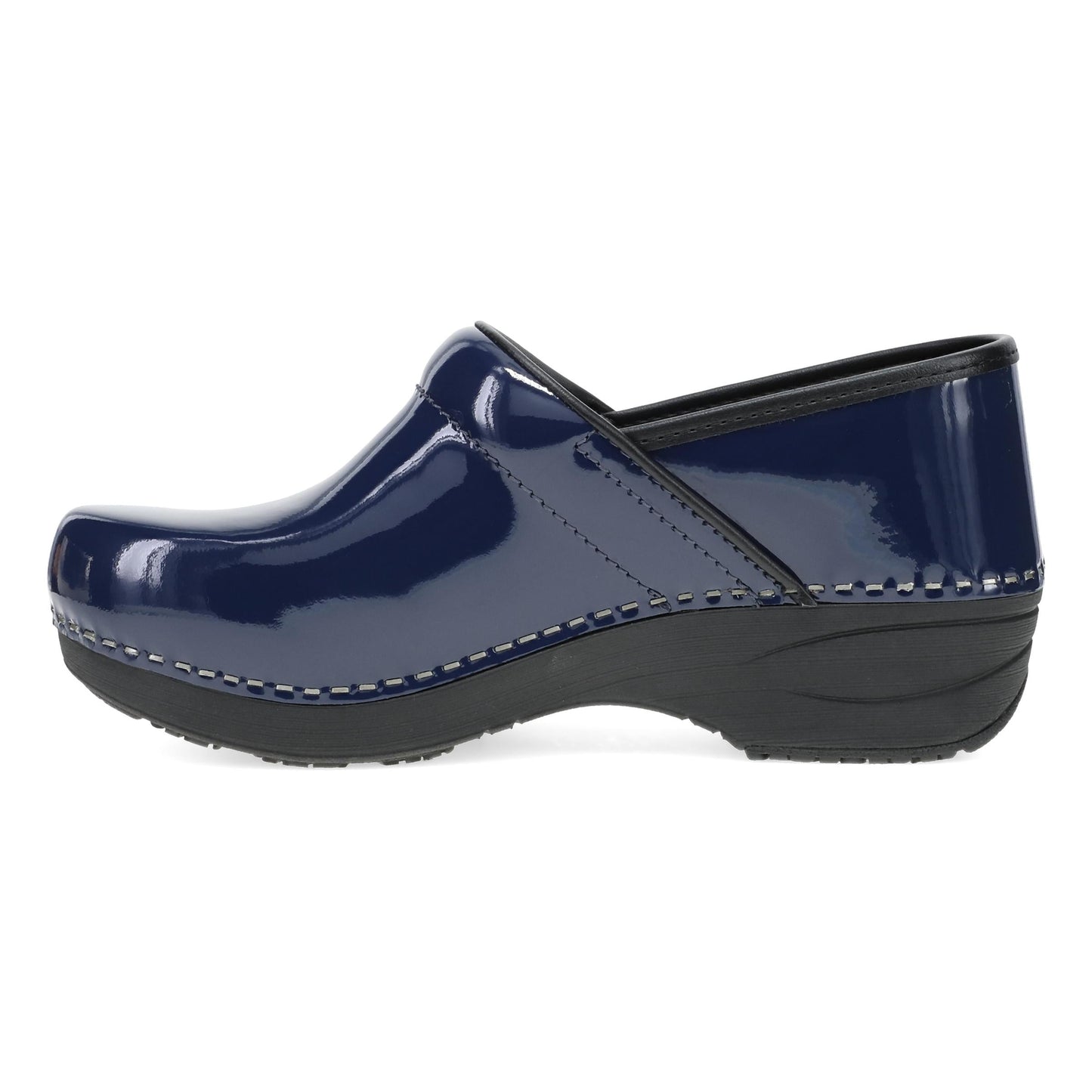 Side image of XP 2.0 Clog Navy Patent