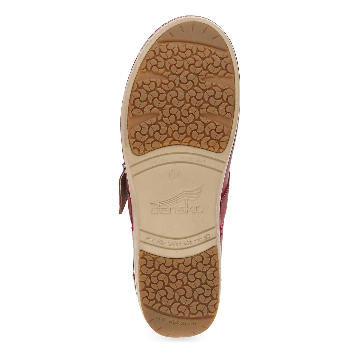 Bottom image of XP 2.0 Mary Jane Clog Red