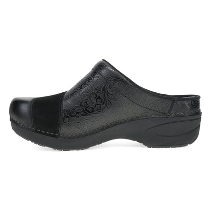 Side image of Zinnia Clog Black Multi