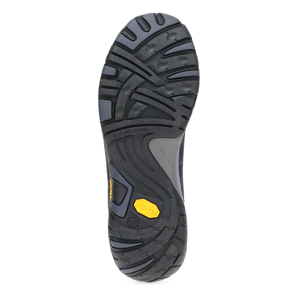 Bottom image of Pia Clog Navy Leather