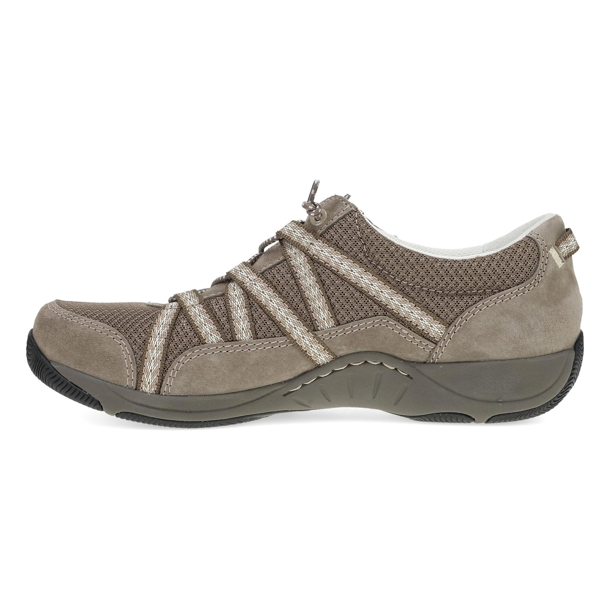 Side image of Harlyn Walnut Suede