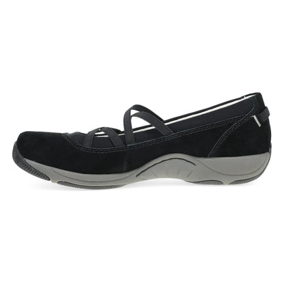 Side image of Harper Black Suede