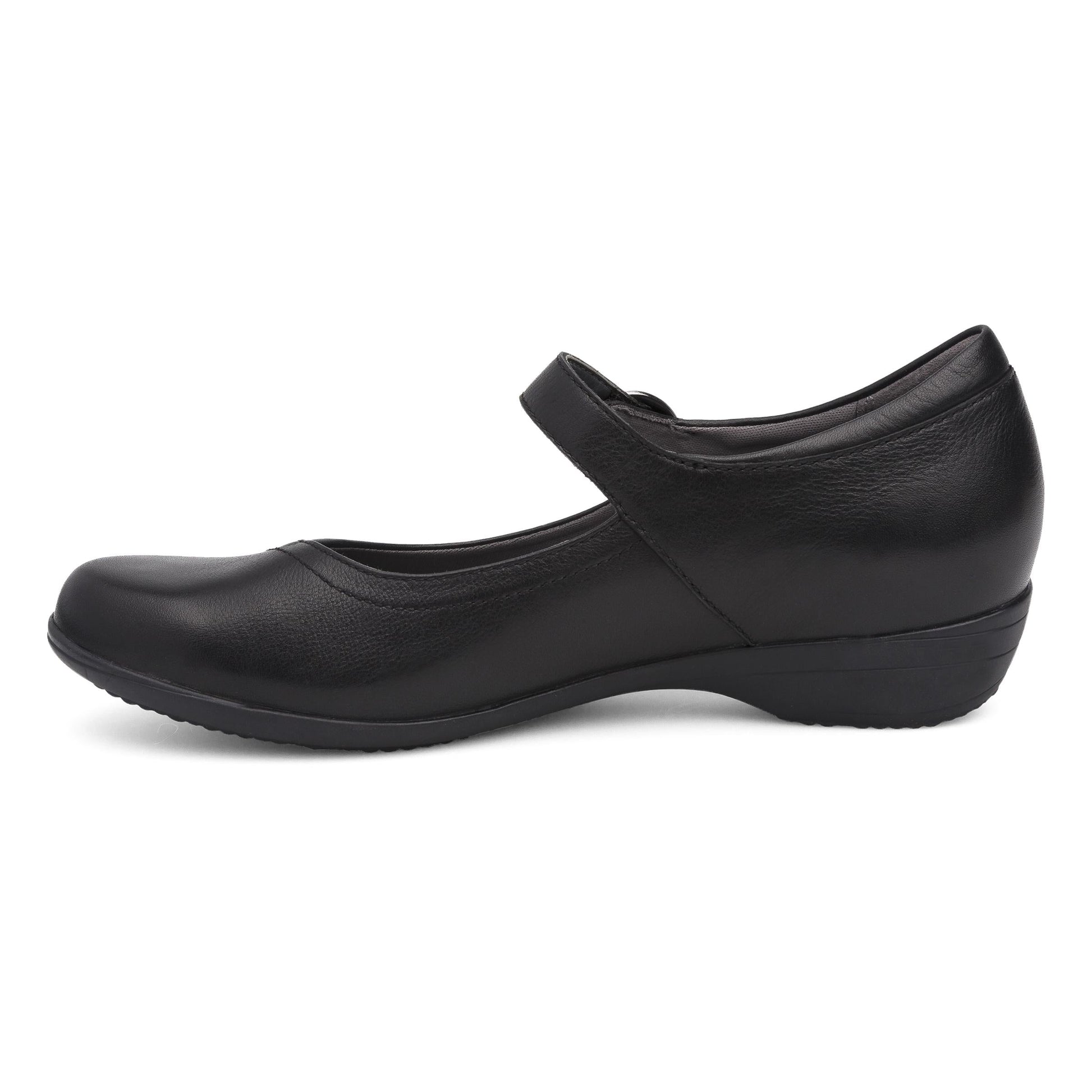 Side image of Fawna Black Milled Nappa