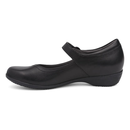 Side image of Fawna Black Milled Nappa