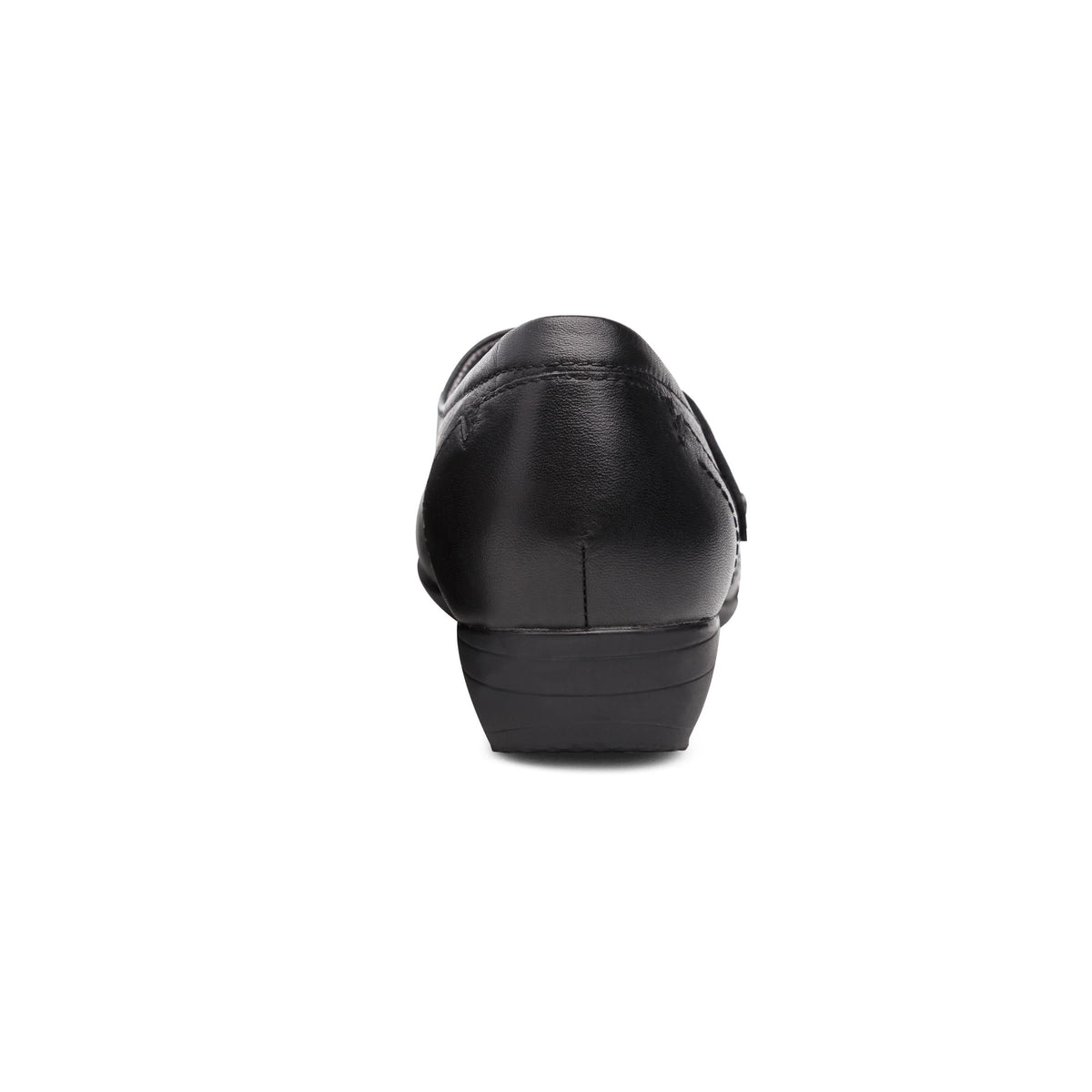 Heel image of Franny Wide Black Milled Nappa