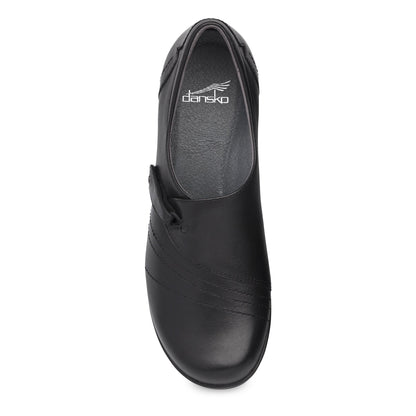 Top image of Franny Wide Black Milled Nappa