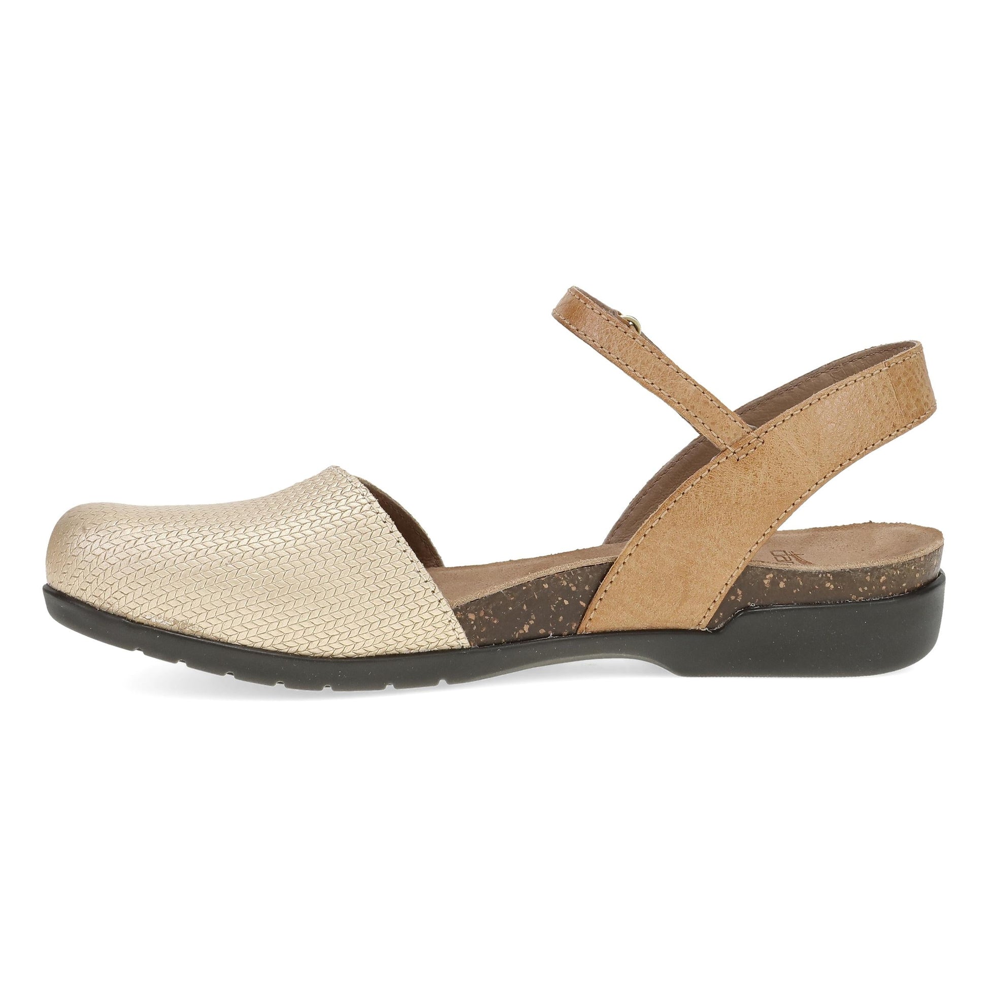 Side image of Rowan Taupe Metallic