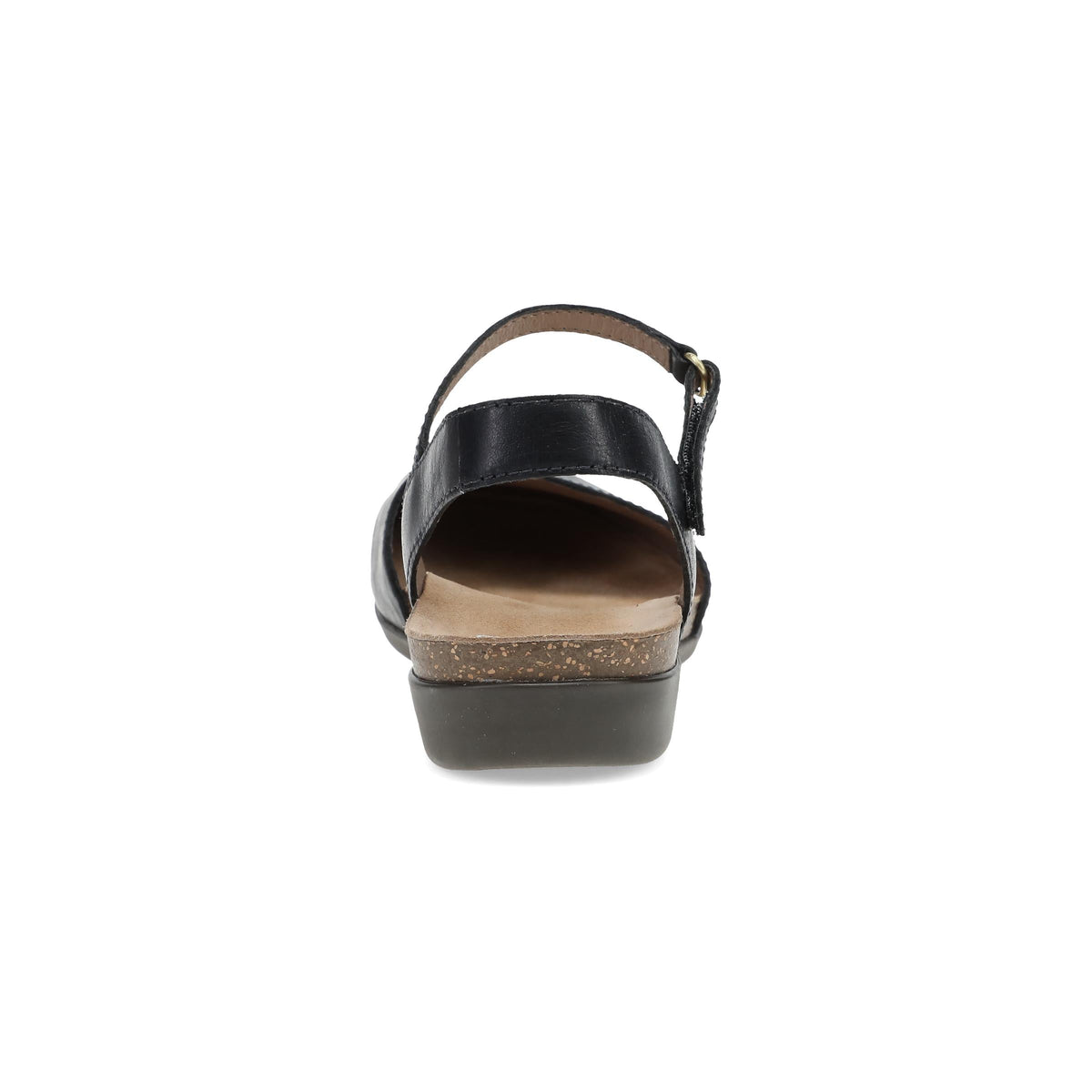 Heel image of Rowan Wide Black Waxy Burnished