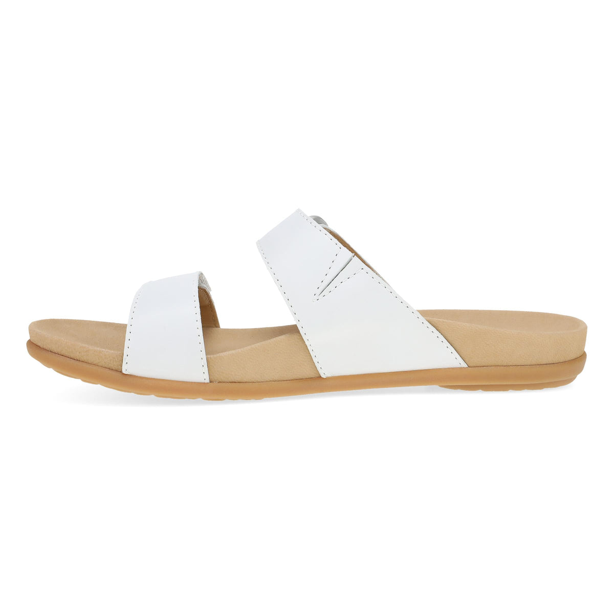 Side image of Justine White Full Grain