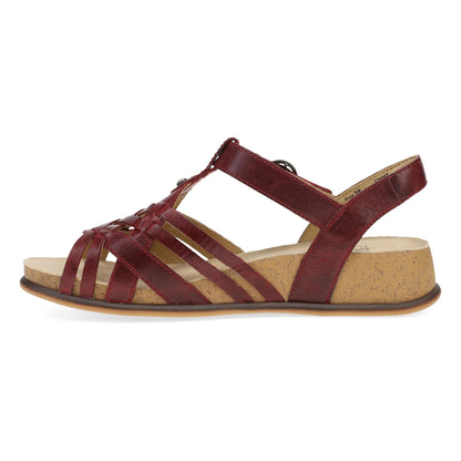 Side image of Christa Plum Leather
