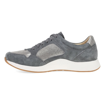 Side image of Catie Grey/Pewter Leather