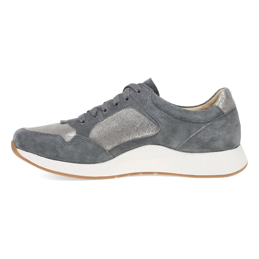 Side image of Catie Grey/Pewter Leather