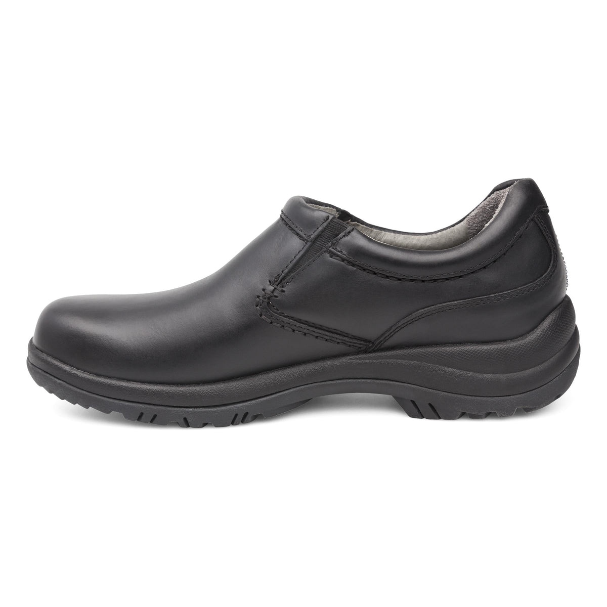 Side image of Wynn Black Leather