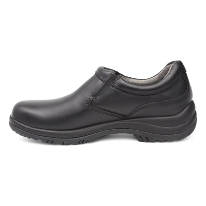 Side image of Wynn Black Leather