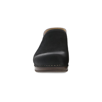 Toe image of Brenna Black Burnished Suede