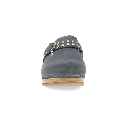 Toe image of Branson Clog Dusty Blue Leather