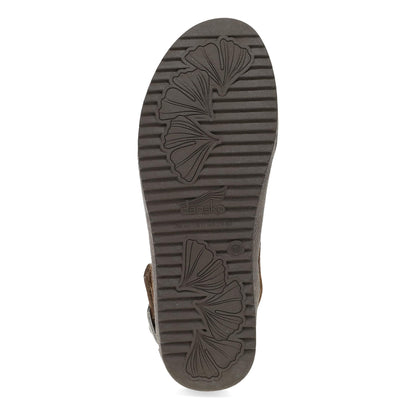 Bottom image of Merrin Stone Embossed Suede