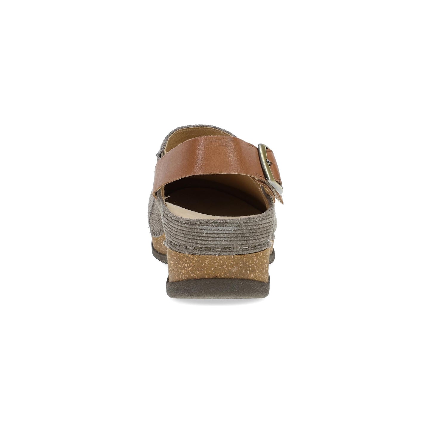 Heel image of Merrin Stone Embossed Suede