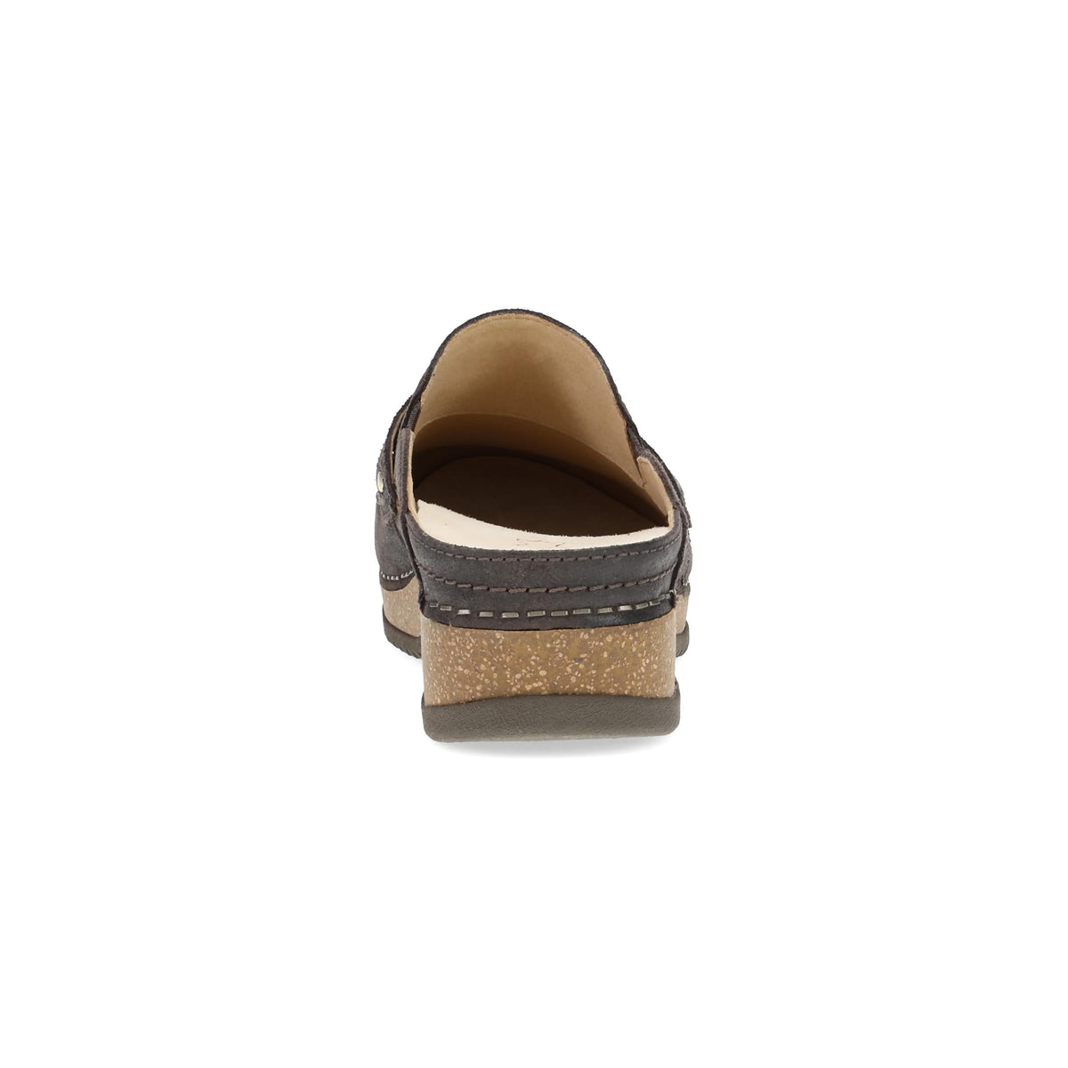 Heel image of Maggy Clog Chocolate Leather
