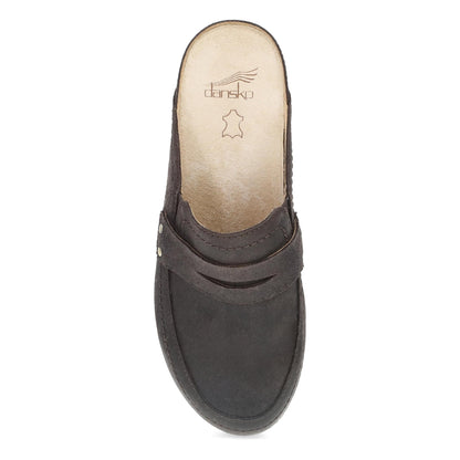 Top image of Maggy Clog Chocolate Leather