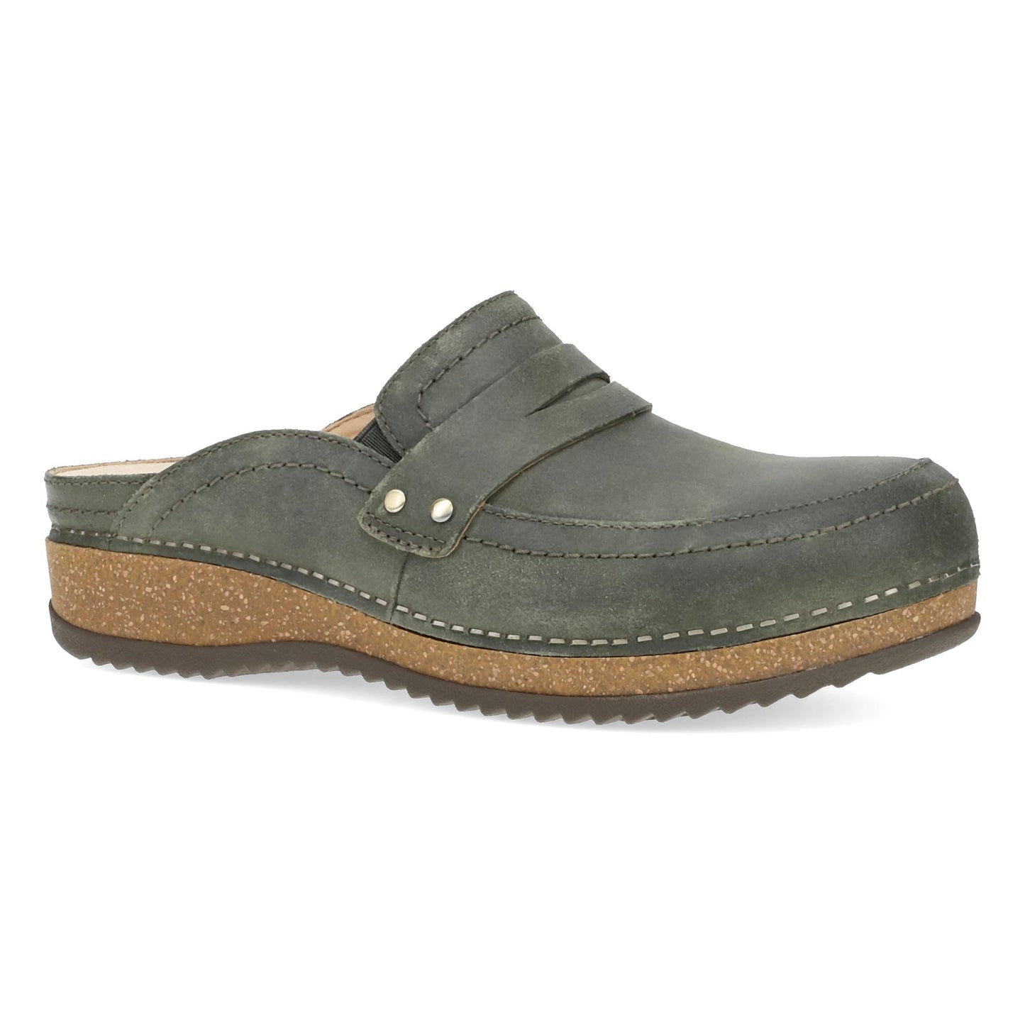 Primary image of Maggy Clog Olive Leather