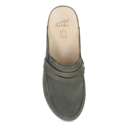 Top image of Maggy Clog Olive Leather