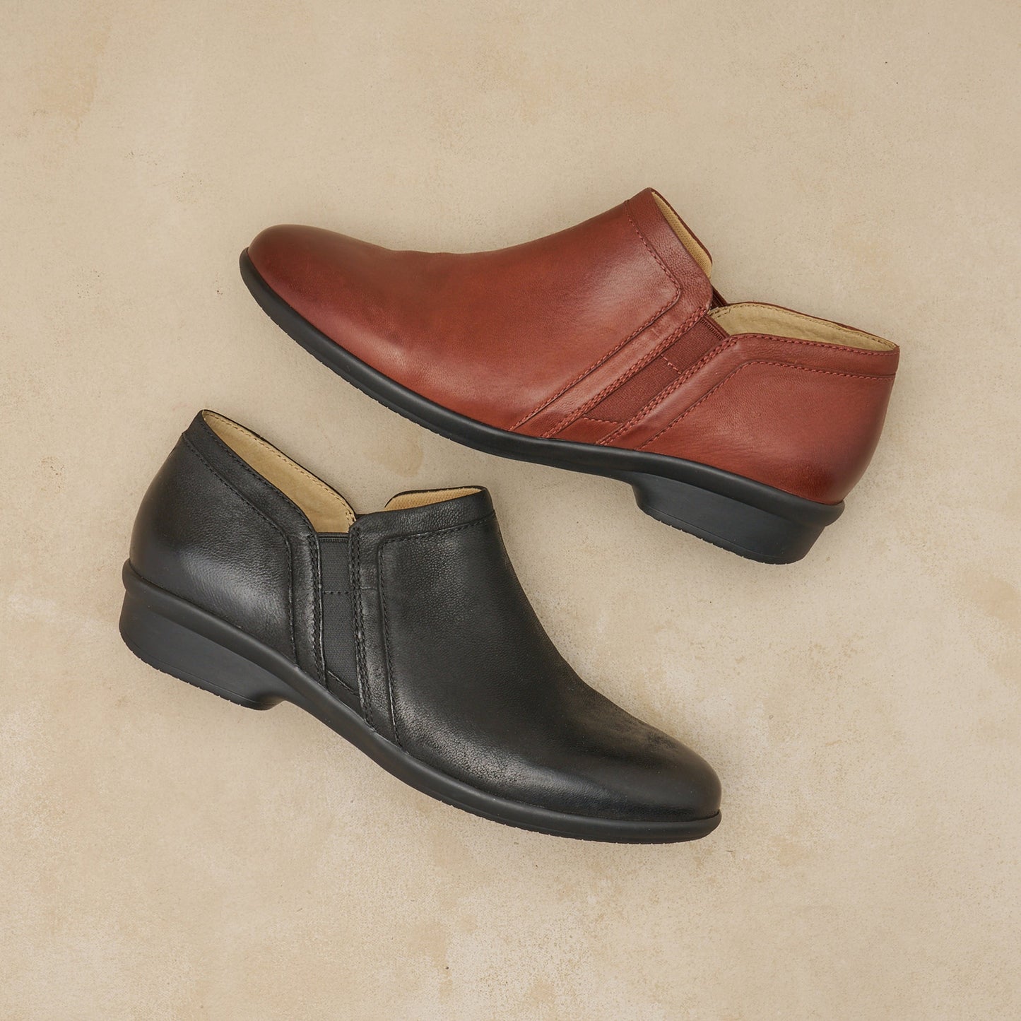 Cheryl Black Burnished Nubuck
