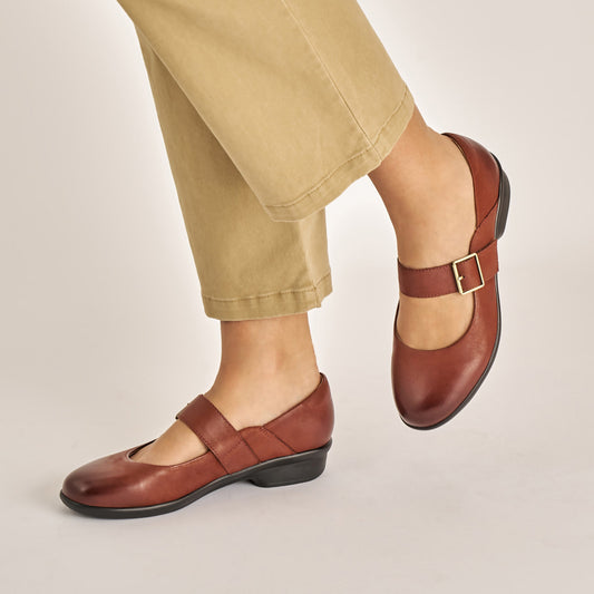 Collette Russet Burnished Nubuck