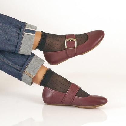 Matilda Sangria Leather