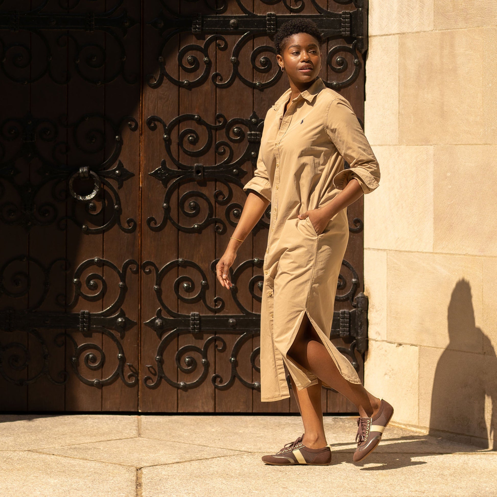 Milana Chocolate/Pewter Suede