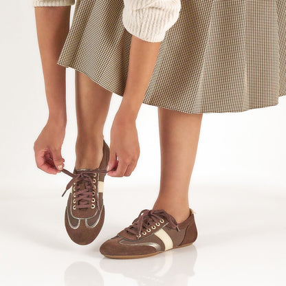 Milana Chocolate/Pewter Suede