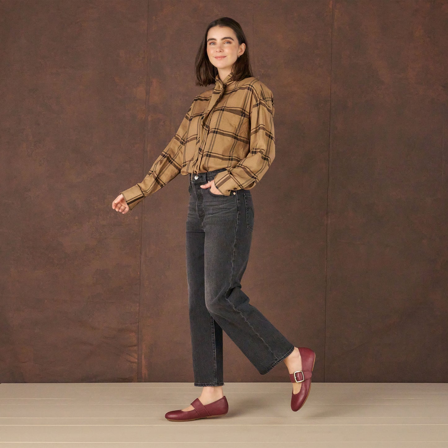 Matilda Sangria Leather